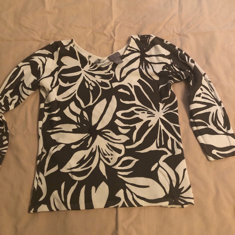 Sigrid Olsen 3/4 length sleeve